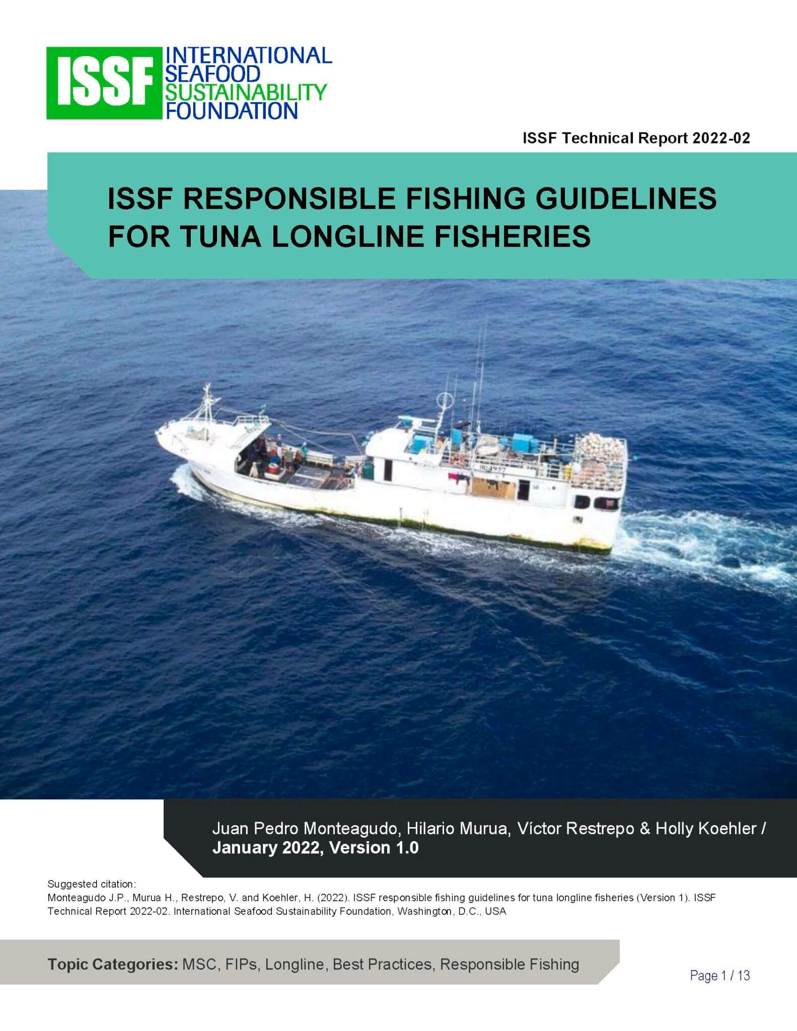 Longline - International Seafood Sustainability Foundation