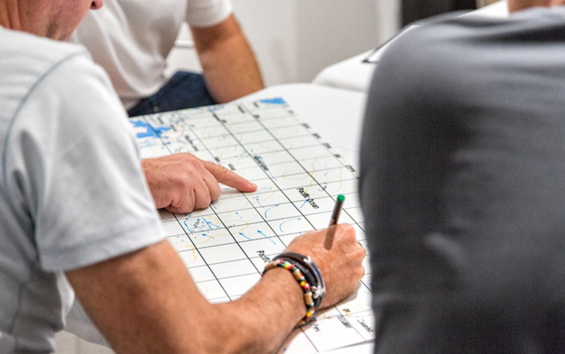 Scientist collaborate at an ISSF workshop